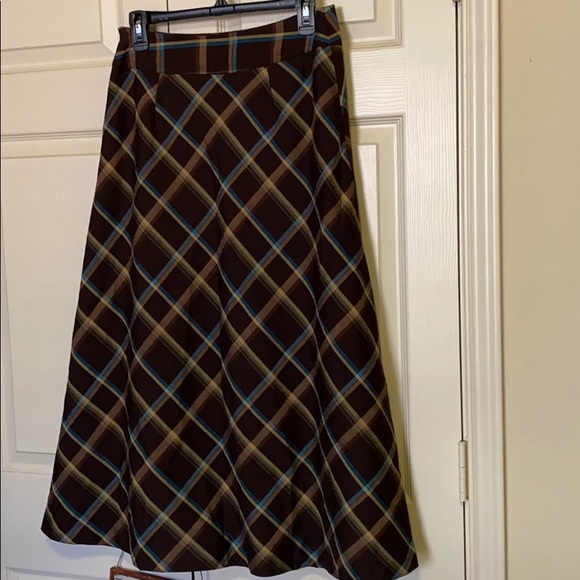 east5th Plaid Midi Skirt - Picture 4 of 7